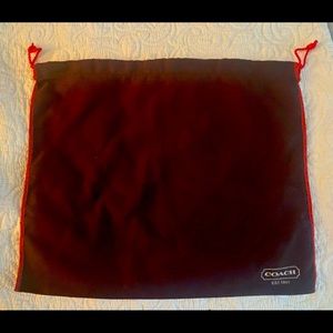 Coach dust bag